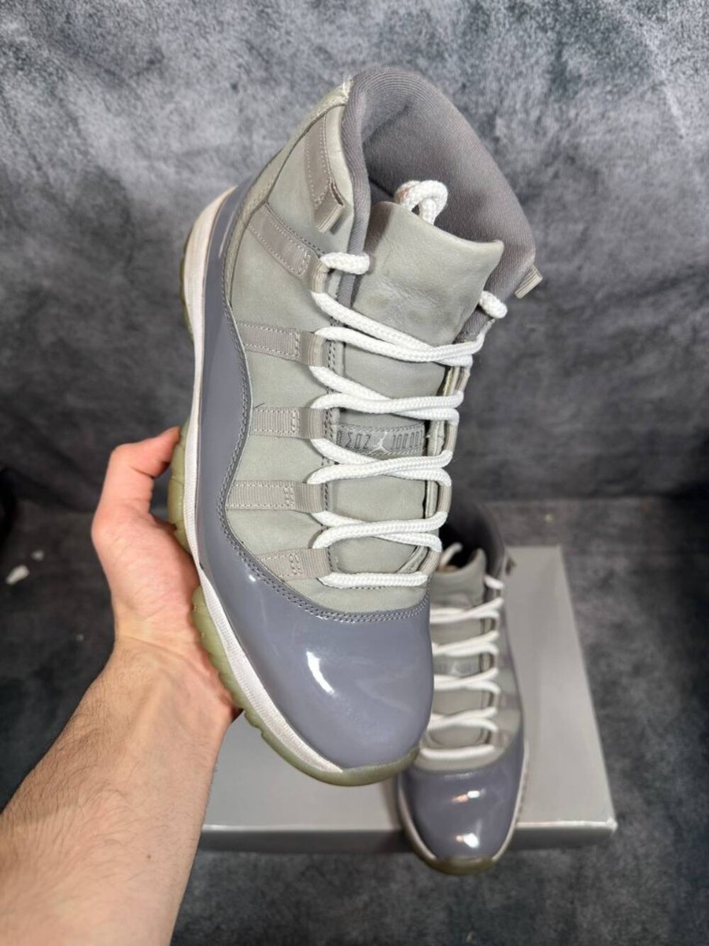 Size 10.5 | Jordan 11 Cool Grey With Box | Pre-Owned
